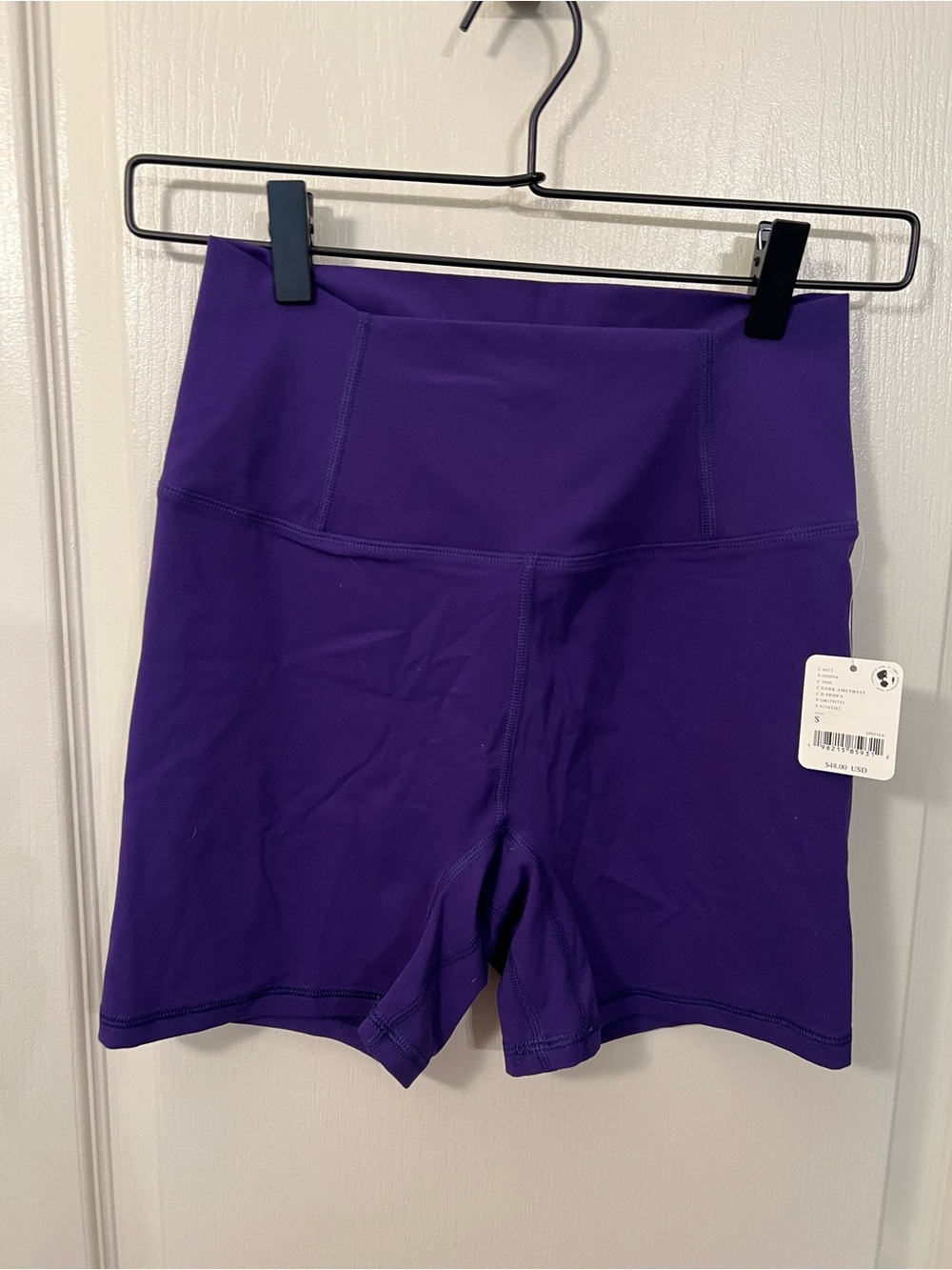 FP Movement Never Better High-Rise Biker Shorts Dark Amethyst NWT Size S